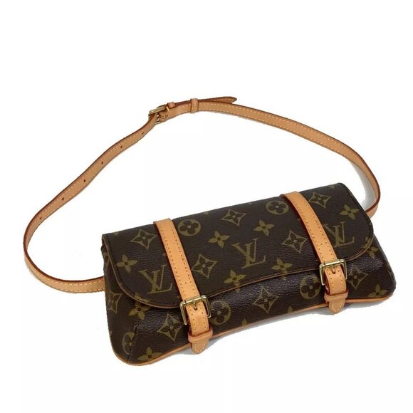 LOUIS VUITTON M51159 Monogram Pochette Marrell Waist pouch Waist Pouch - Picture 1 of 13